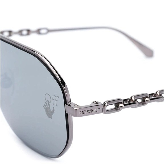 Off-White Wright Aviator Sunglasses - Picture 8 of 9